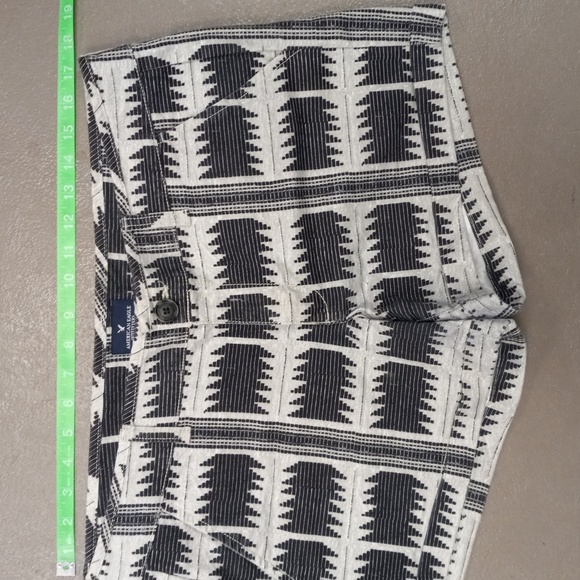 American Eagle Kaki Midi Stretch Shorts & Aztec Print Midi Stretch Shorts - Picture 5 of 16